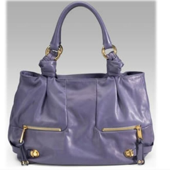 MARC JACOBS Lilac Parker Leather Bag - Picture 1 of 11